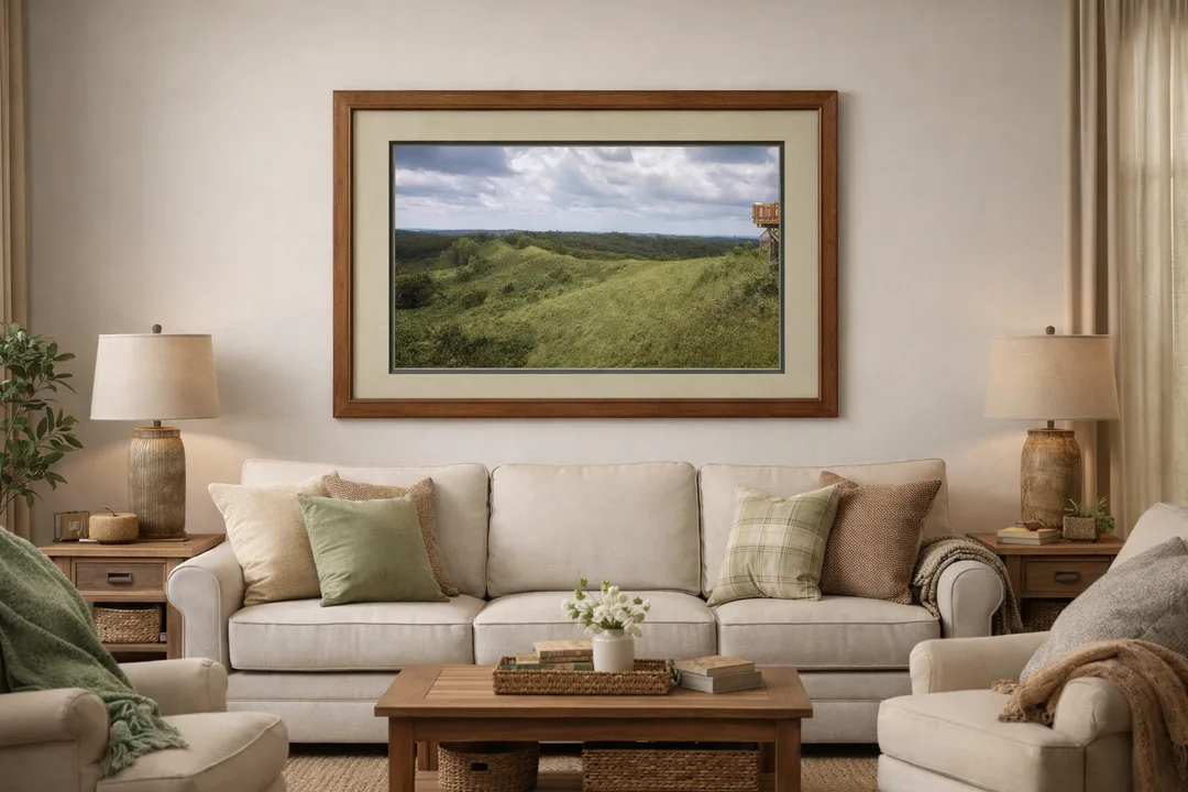 “The Spot” along the Loess Hills National Scenic Byway. Walter Ordway Jr., a well-traveled artist and organic farmer, gave the Loess Hills Scenic Overlook its nickname, 